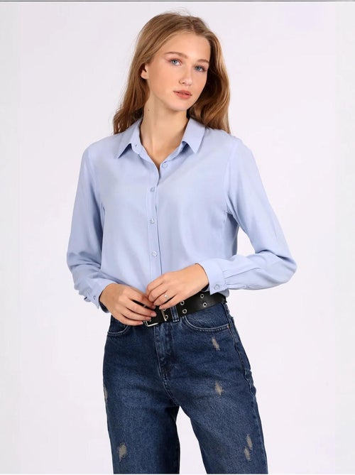 Chemise boutonnée à col de chemise bdart - Kiabi