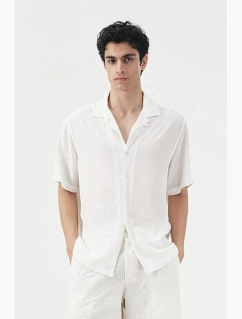Chemise boutonnée à manches courtes giesto