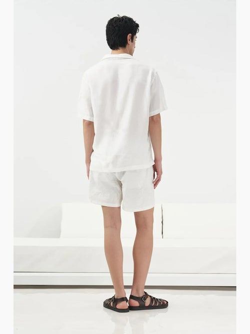 Chemise boutonnée à manches courtes giesto - Kiabi