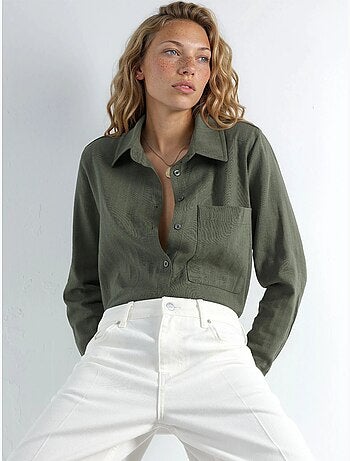 Chemise boutonnée à manches longues coupe confortable hiccup