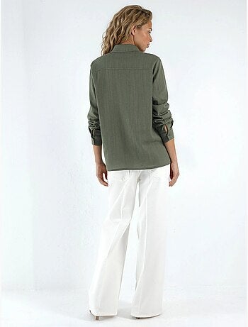 Chemise boutonnée à manches longues coupe confortable hiccup