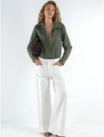 Chemise boutonnée à manches longues coupe confortable hiccup