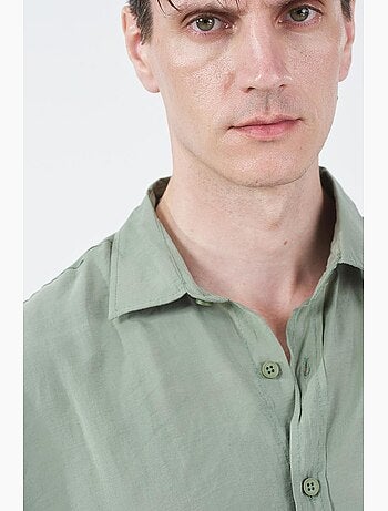 Chemise boutonnée à manches longues oversize giesto