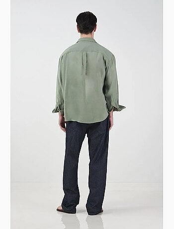 Chemise boutonnée à manches longues oversize giesto