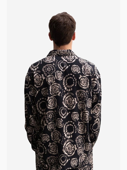 Chemise boutonnée à motif abstrait giesto - Kiabi