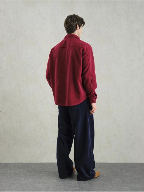 Chemise boutonnée en maille texturée giesto - Kiabi