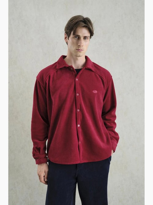 Chemise boutonnée en maille texturée giesto - Kiabi