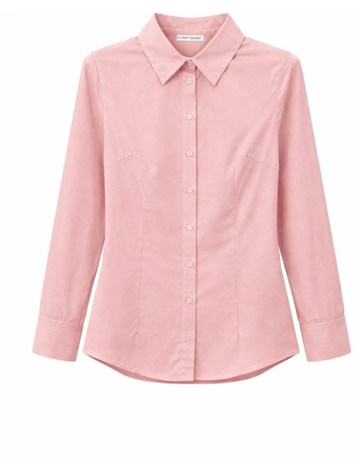 Chemise boutonnée en popeline coupe slim mixray - Kiabi Chemise boutonnée en popeline coupe slim mixray - Kiabi