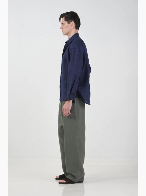 Chemise boutonnée oversize à col chemise giesto - Kiabi Chemise boutonnée oversize à col chemise giesto - Kiabi