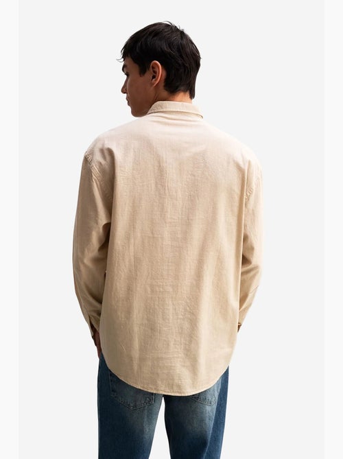 Chemise boutonnée oversize en coton giesto - Kiabi Chemise boutonnée oversize en coton giesto - Kiabi