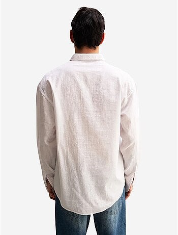 Chemise boutonnée oversize en coton giesto