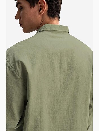 Chemise boutonnée oversize en coton giesto