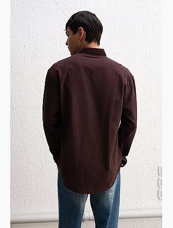 Chemise boutonnée oversize en coton giesto