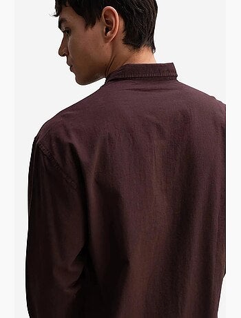 Chemise boutonnée oversize en coton giesto