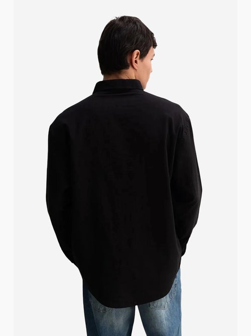 Chemise boutonnée oversize en coton giesto - Kiabi Chemise boutonnée oversize en coton giesto - Kiabi