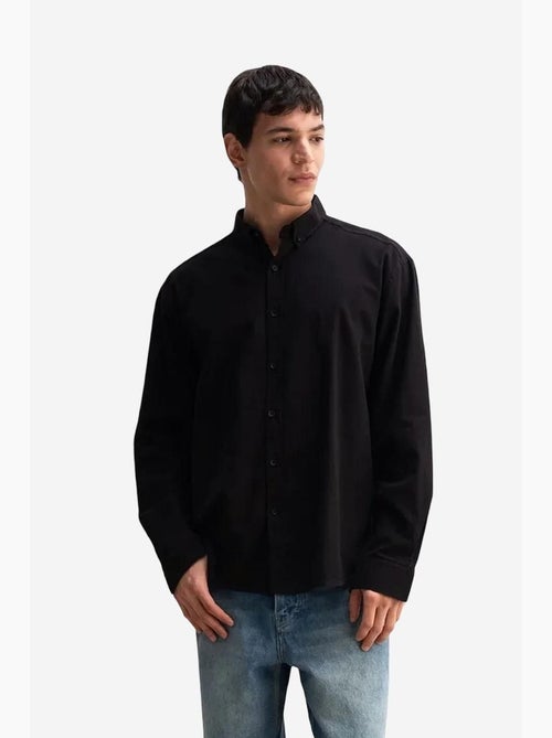 Chemise boutonnée oversize en coton giesto - Kiabi Chemise boutonnée oversize en coton giesto - Kiabi