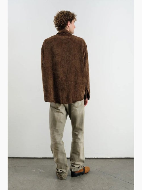 Chemise boutonnée oversize en gabardine giesto - Kiabi