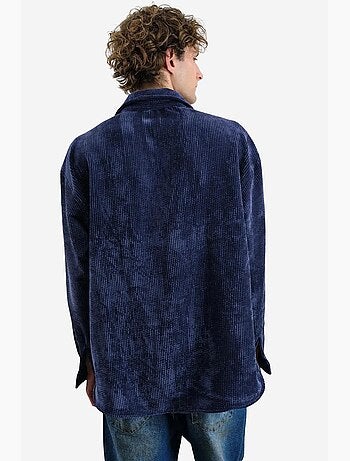 Chemise boutonnée oversize texturée giesto
