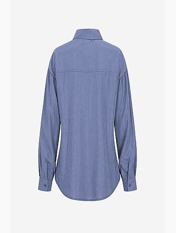 Chemise boutonnée texturée ajustée mixray