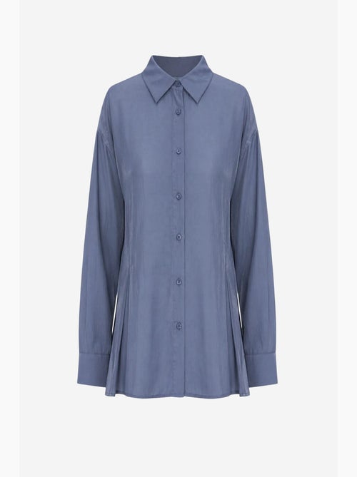 Chemise boutonnée texturée ajustée mixray - Kiabi Chemise boutonnée texturée ajustée mixray - Kiabi