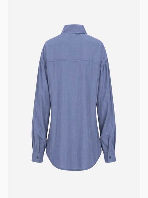 Chemise boutonnée texturée ajustée mixray - Kiabi Chemise boutonnée texturée ajustée mixray - Kiabi
