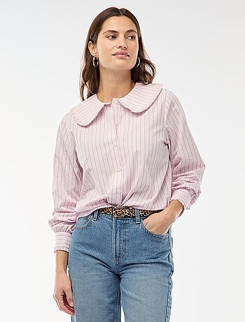 Chemise col claudine