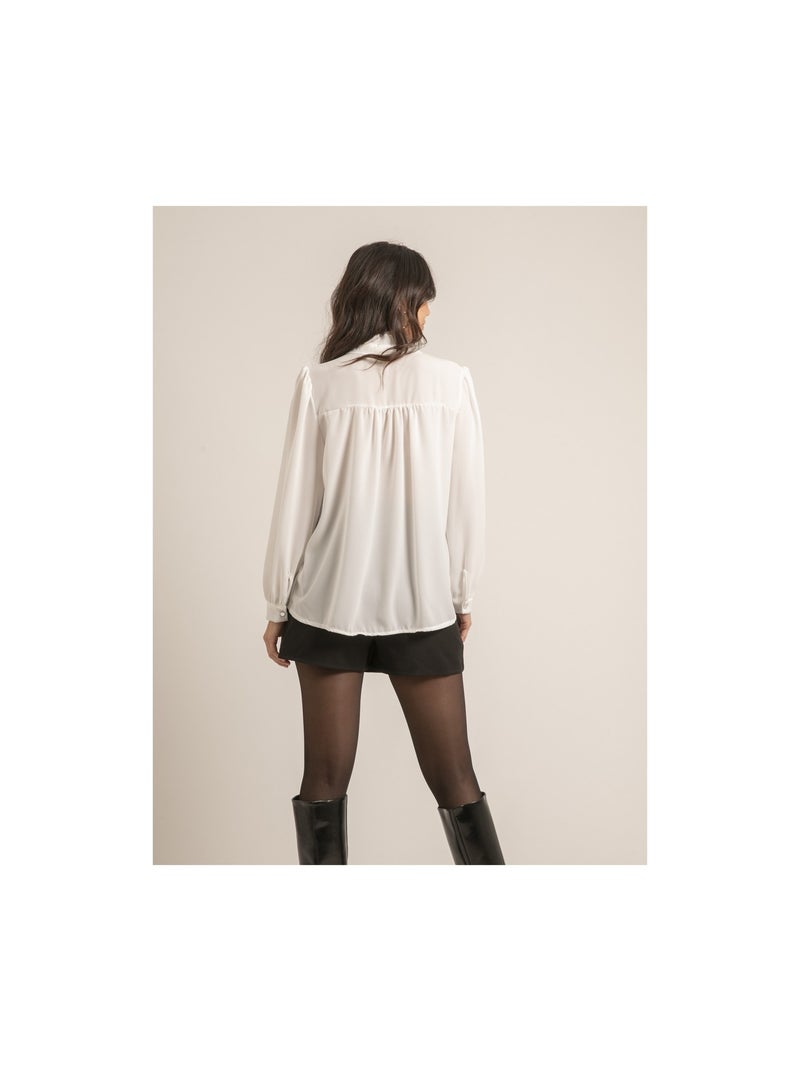 Chemise col fantasie ORELLIA Blanc - Kiabi