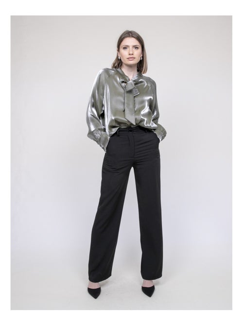 Chemise col lavallière ornella - Kiabi Chemise col lavallière ornella - Kiabi