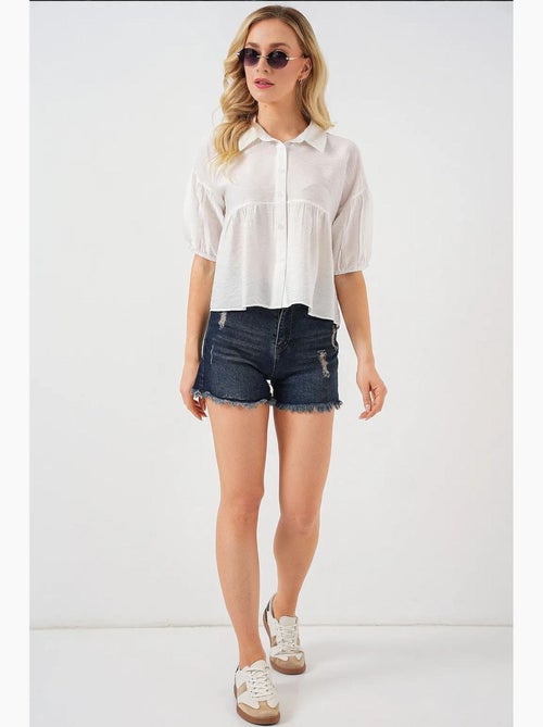 Chemise courte à manches courtes bdart - Kiabi