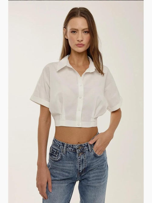 Chemise courte à manches courtes hiccup - Kiabi