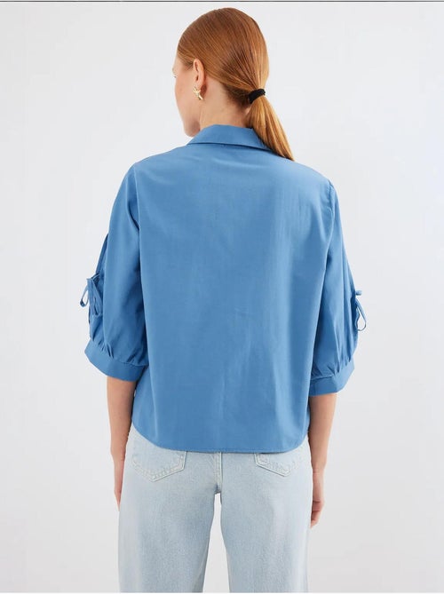 Chemise courte à manches détaillées bdart - Kiabi
