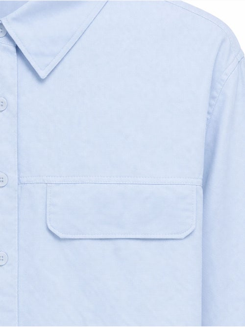 Chemise courte ample avec fermeture à boutons et poche mixray - Kiabi