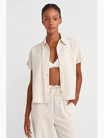 Chemise courte oversize dilvin