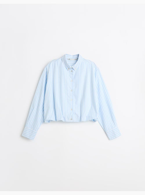Chemise courte rayée, mo fashion - Kiabi