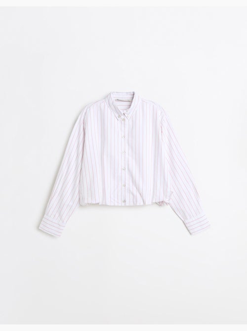 Chemise courte rayée, mo fashion - Kiabi