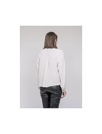 Chemise croisée devant en bas odacre