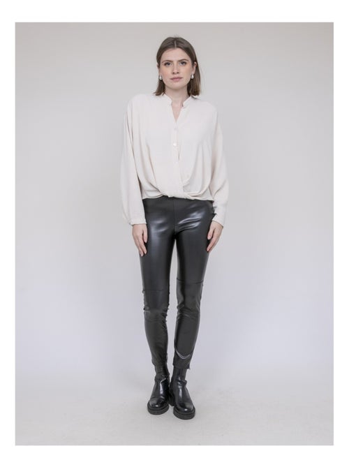 Chemise croisée devant en bas odacre - Kiabi