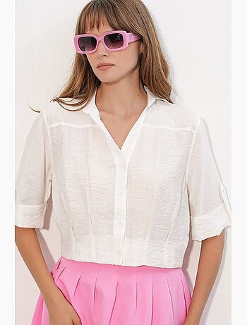 Chemise crop oversize bdart