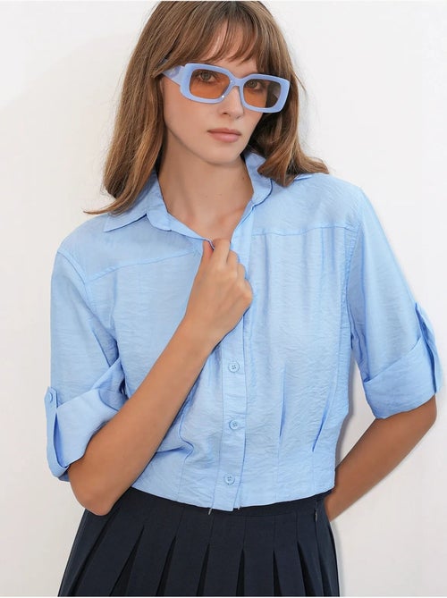 Chemise crop oversize bdart - Kiabi