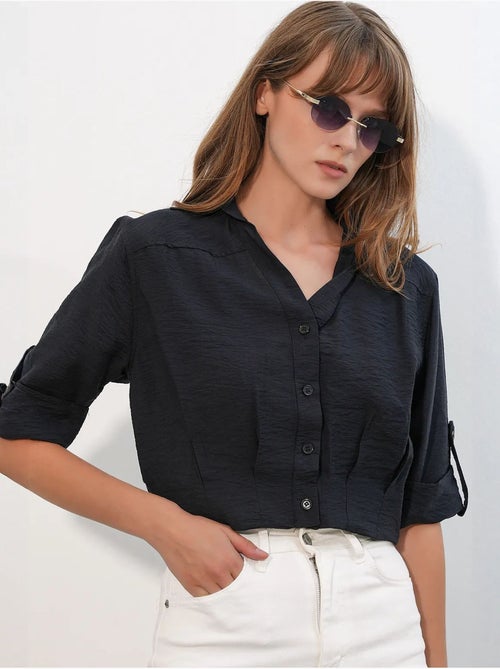 Chemise crop oversize bdart - Kiabi