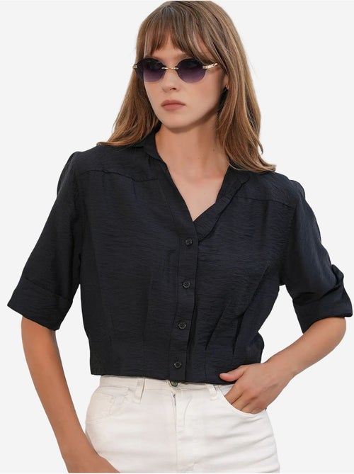 Chemise crop oversize bdart - Kiabi