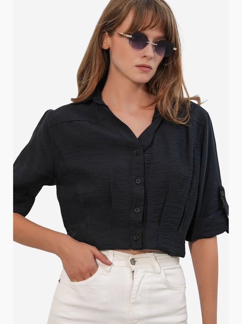 Chemise crop oversize bdart - Kiabi