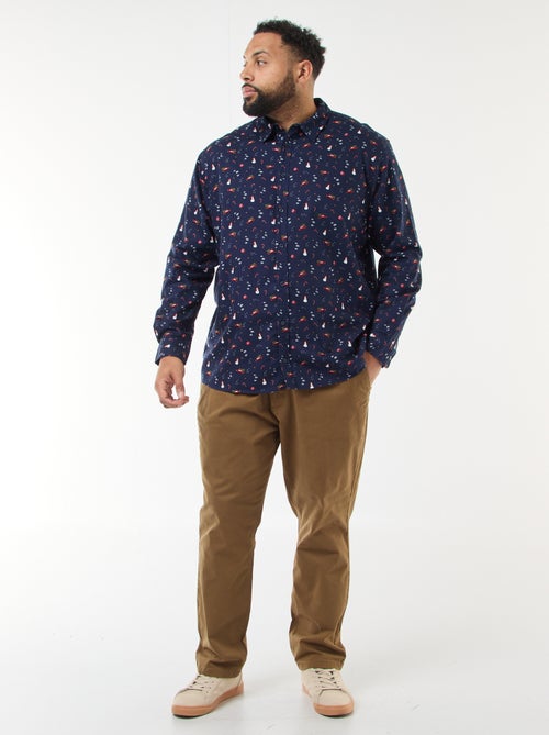 Chemise de Noël à motif - Kiabi