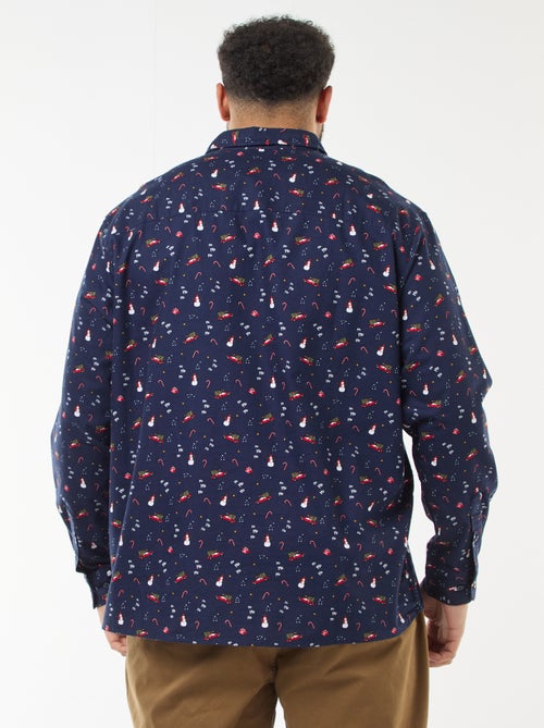 Chemise de Noël à motif - Kiabi