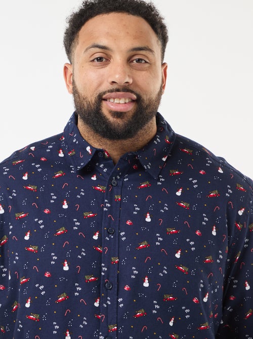 Chemise de Noël à motif - Kiabi