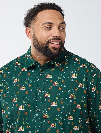 Chemise de Noël à motif