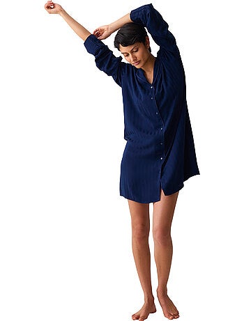 Chemise de nuit amourette jacquard