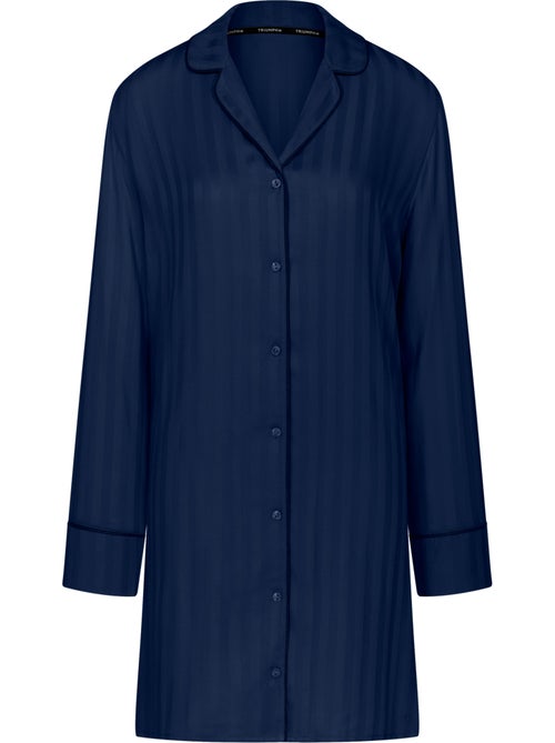 Chemise de nuit amourette jacquard - Kiabi