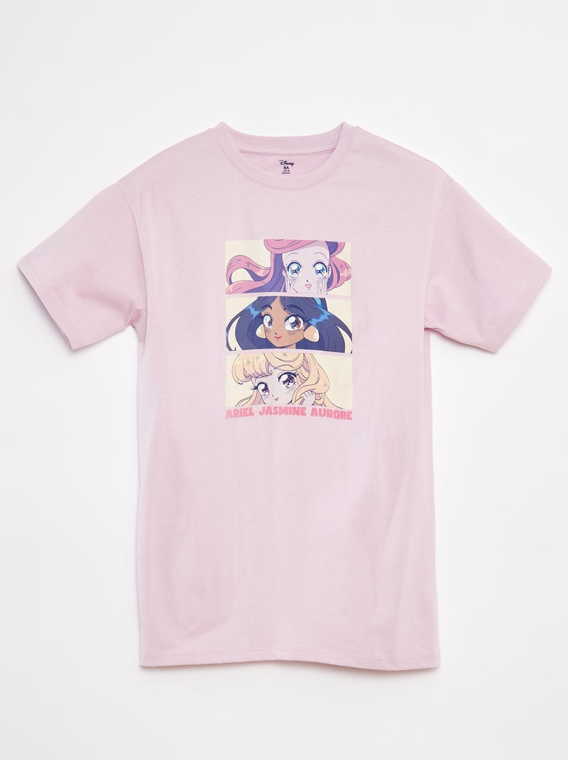 Chemise de nuit avec imprimé 'Disney' Violet - Kiabi