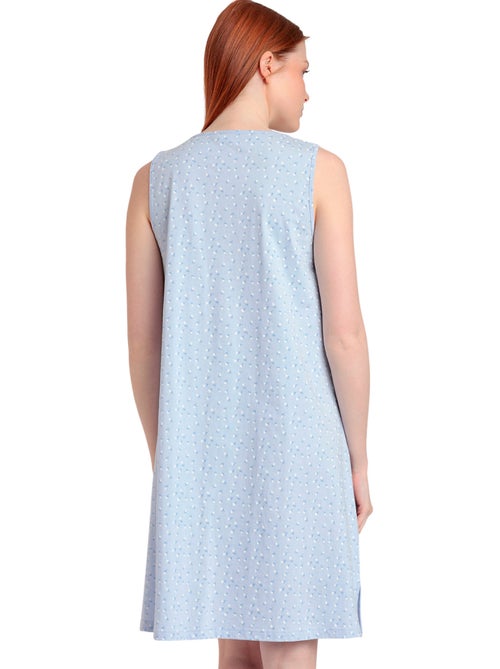 Chemise de nuit blue flowers - Kiabi Chemise de nuit blue flowers - Kiabi